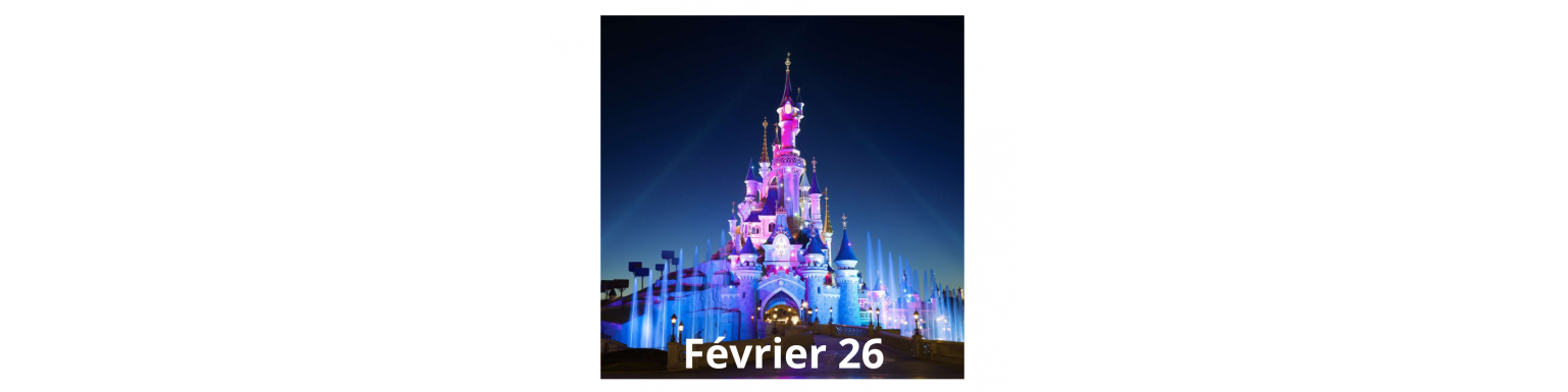 Disneyland Paris  en Février 26